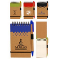 Union Printed, Eco Spiral Notebook Jotter w/ Matching Pen